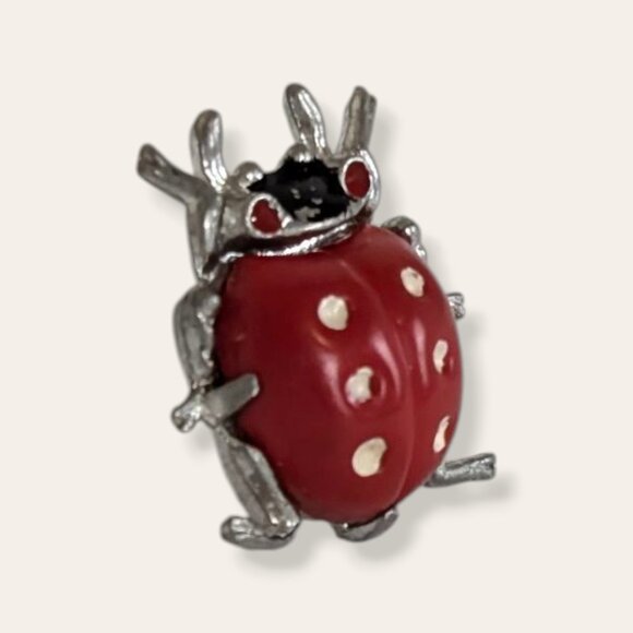 (2/$20) V. Dainty Ladybug Pin - Picture 2 of 6